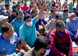 Kashmiri Pandits Protest